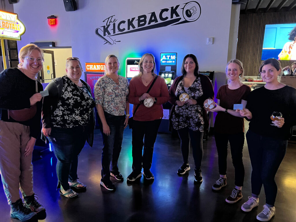 All the winners from the October Belles night at The Kickback