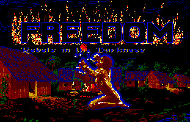 Title screen for the video game Freedom